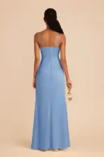 Lydia Dress Matte Satin Plum - Image 3